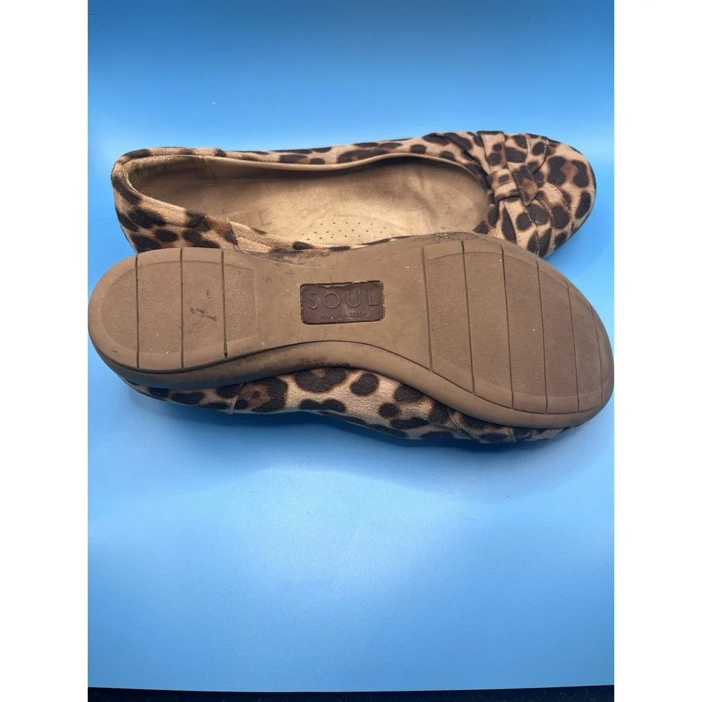Soul Leopard Flats Women's Size 9.5